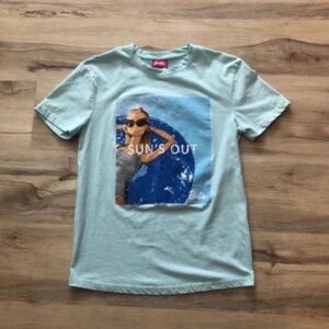 Barbie Sun's Out Graphic Tee in Light Blue